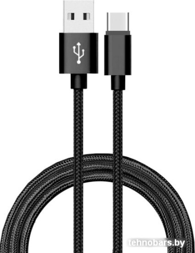 Кабель Atom USB Type-C 3.1 - USB Type-A 3.0 (1 м, черный) фото 3