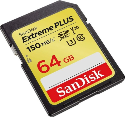 Карта памяти SanDisk Extreme PLUS SDSDXW6-064G-GNCIN SDXC 64GB фото 4