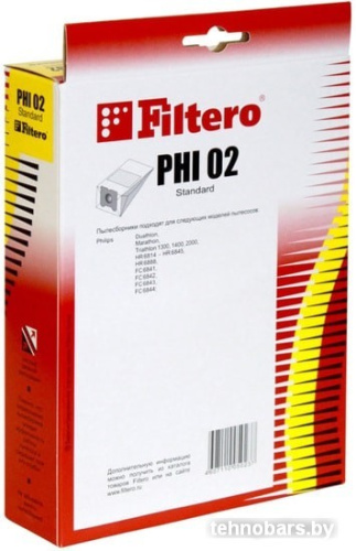 Одноразовый мешок Filtero PHI 02 Standard фото 4