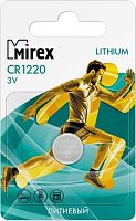 Элементы питания Mirex CR1220 Mirex литиевая блистер 1 шт. 23702-CR1220-E1