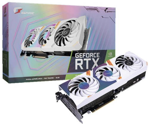 Видеокарта Colorful iGame GeForce RTX 3080 Ultra W OC 10G LHR-V фото 4