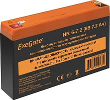 Аккумулятор для ИБП ExeGate HR 6-7.2 (6В, 7.2 А·ч)