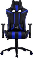 Кресло AeroCool AC120 AIR (черный/синий)