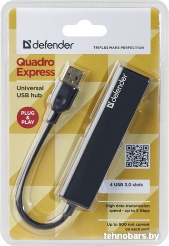 USB-хаб Defender Quadro Express фото 5