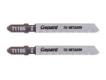 Пилка лобз. по металлу T118G (2шт.) GEPARD (GP0608-19) GP0608-19