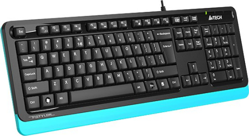 Клавиатура A4Tech Fstyler FKS10 (черный/синий) фото 5