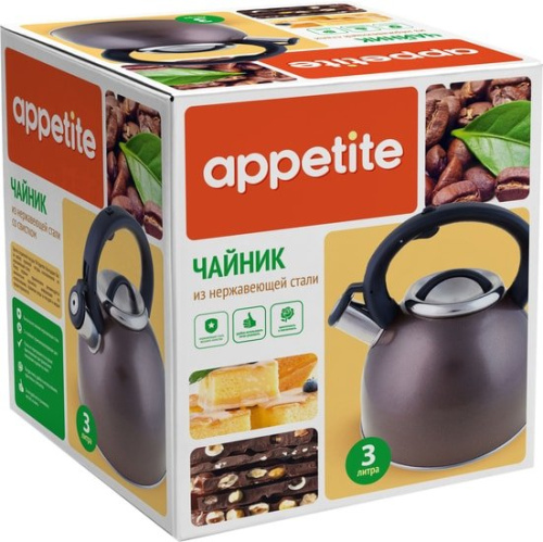 Чайник со свистком Appetite LKD-3030BR фото 4