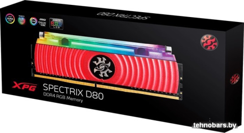 Оперативная память A-Data Spectrix D80 RGB 8GB DDR4 PC4-25600 AX4U320038G16A-SR80 фото 5