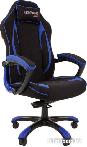 Кресло CHAIRMAN Game 28 (черный/синий) фото 3