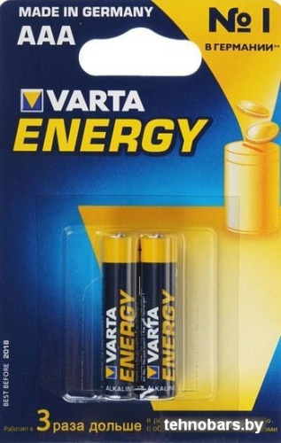Батарейки Varta Energy AA 2 шт. фото 3