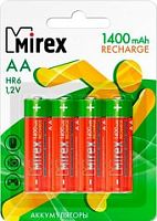 Аккумуляторы Mirex AA 1400mAh 4 шт HR6-14-E4