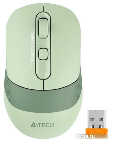 Мышь A4Tech Fstyler FB10C (зеленый) фото 4