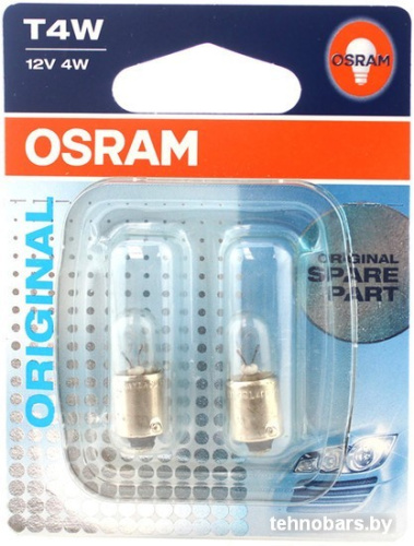 Галогенная лампа Osram T4W Original Line 2шт [3893-02B] фото 3