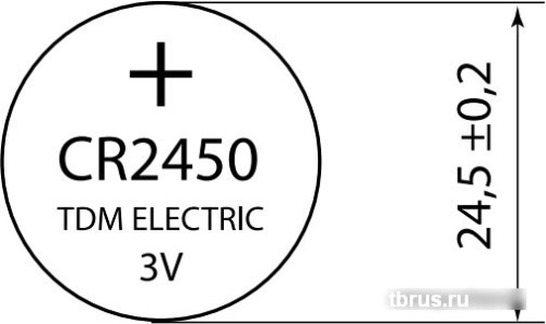Батарейки TDM Electric CR2450 5 шт. SQ1702-0031 фото 5