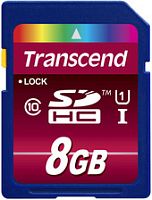 Карта памяти Transcend SDHC Class 10 UHS-I 8Gb (TS8GSDHC10U1)