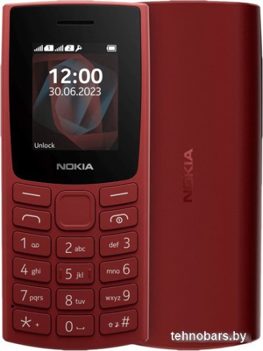 Кнопочный телефон Nokia 105 (2023) Dual SIM TA-1557 (красный) фото 3