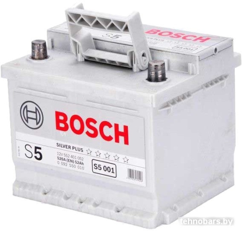 Автомобильный аккумулятор Bosch S5 001 (552401052) 52 А/ч фото 4