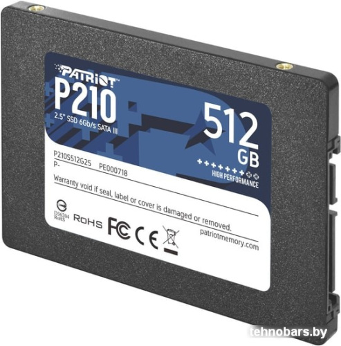 SSD Patriot P210 512GB P210S512G25 фото 4