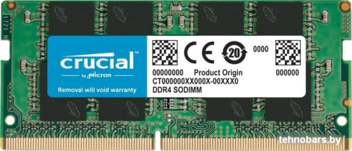 Оперативная память Crucial 16GB DDR4 SODIMM PC4-25600 CT16G4SFRA32A фото 3