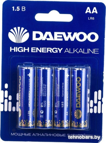 Батарейка Daewoo High Energy Alkaline AA 4 шт. 5030329 фото 3