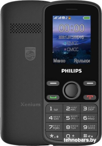 Мобильный телефон Philips Xenium E111 (черный) фото 3
