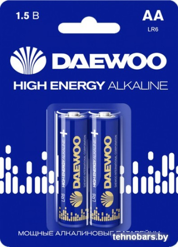 Батарейка Daewoo High Energy Alkaline AA 2 шт. 5030299 фото 3