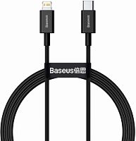 Кабель Baseus USB Type-C - Lightning CATLYS-A01 (1 м, черный)