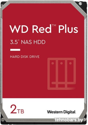 Жесткий диск WD Red Plus 2TB WD20EFZX фото 3
