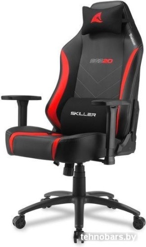 Кресло Sharkoon Skiller SGS20 SGS20-F-BK/RD (черный/красный) фото 5