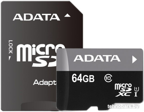 Карта памяти A-Data Premier microSDXC UHS-I U1 Class 10 64GB (AUSDX64GUICL10-RA1) фото 3