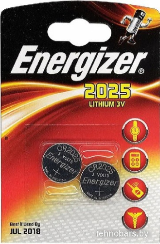 Батарейки Energizer CR2025 2 шт. фото 3
