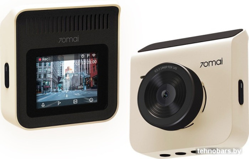 Автомобильный видеорегистратор 70mai Dash Cam A400 + камера заднего вида RC09 (бежевый) фото 5