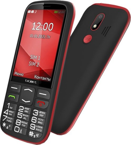 Мобильный телефон TeXet TM-B409 (черный/красный) фото 6