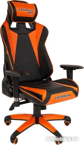 Кресло CHAIRMAN Game 44 (черный/оранжевый) фото 3