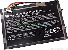 Аккумулятор (акб, батарея) PT6V8 для ноутбукa Dell Alienware M11x M14x R1 R2 R3 14.4 В, 4200 мАч
