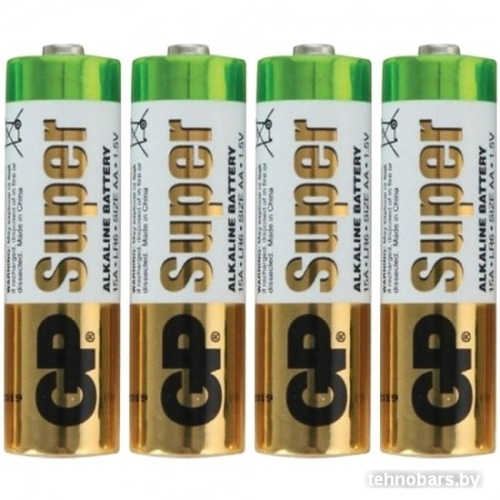 Батарейки GP Super Alkaline AA 4 шт. [GP15ARS-2SB4] фото 3