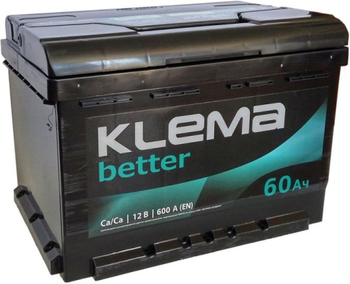 Автомобильный аккумулятор Klema Better 6CТ-60А(0) (60 А·ч) фото 4