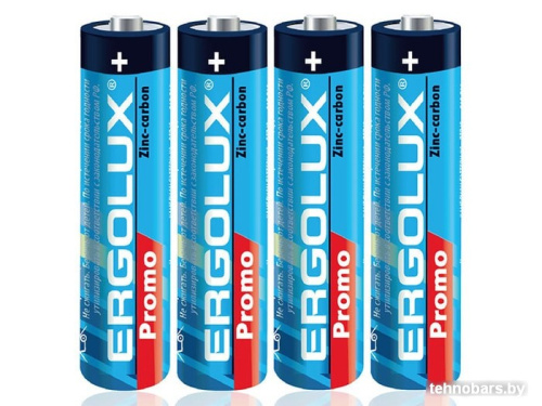 Батарейки Ergolux R03 SR4 Promo 4шт фото 3