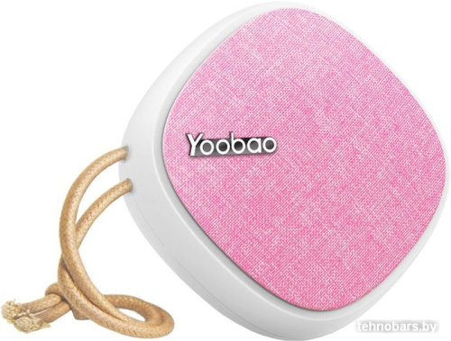 Беспроводная колонка Yoobao M1 (розовый) фото 3