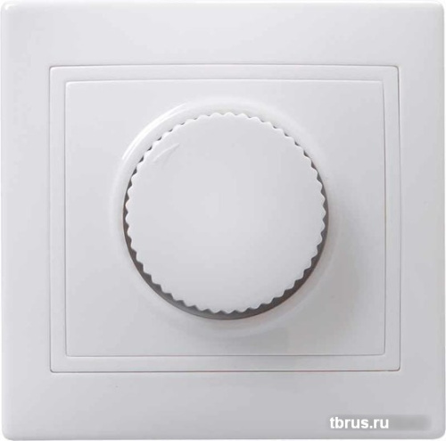 Светорегулятор (диммер) IEK Кварта ВСР10-1-0-КБ (белый) фото 3
