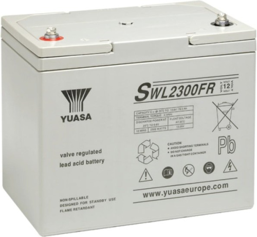 Аккумулятор для ИБП Yuasa SWL2300FR (12В/78 А·ч)