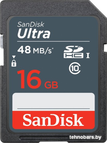 Карта памяти SanDisk Ultra SDHC Class10 16GB [SDSDUNB-016G-GN3IN] фото 3
