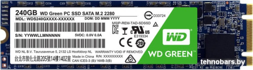 SSD WD Green M.2 2280 240GB [WDS240G1G0B] фото 3
