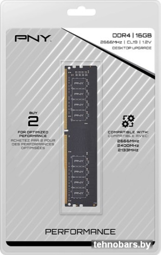 Оперативная память PNY Performance 16GB DDR4 PC4-21300 MD16GSD42666 фото 5