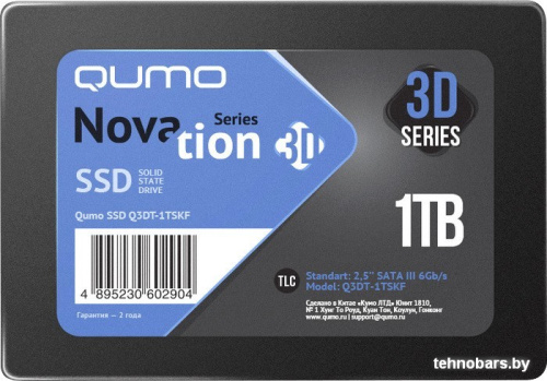 SSD QUMO Novation 3D TLC 1TB Q3DT-1TSCY фото 3