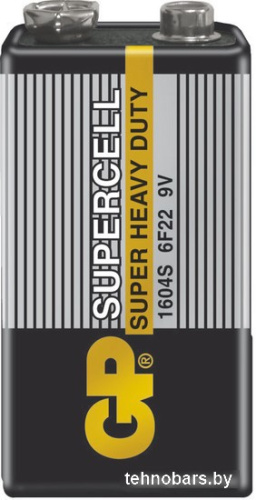 Батарейка GP Supercell 9V 6F22/1604S фото 3