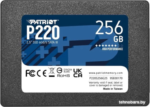 SSD Patriot P220 256GB P220S256G25 фото 3