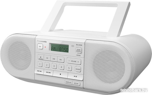 Портативная аудиосистема Panasonic RX-D550GS-W фото 4