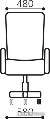 Кресло Brabix Simple EX-521 (черный) фото 7