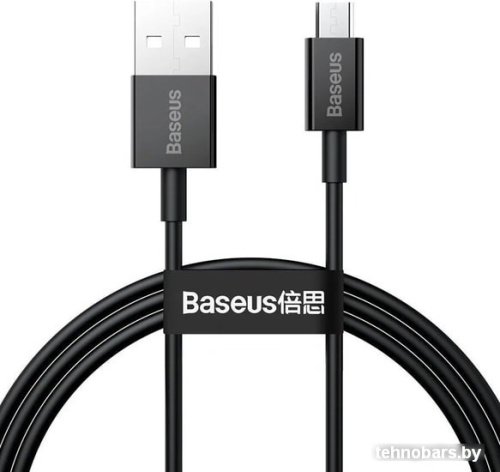 Кабель Baseus CAMYS-A01 USB Type-A - microUSB (2 м, черный) фото 3